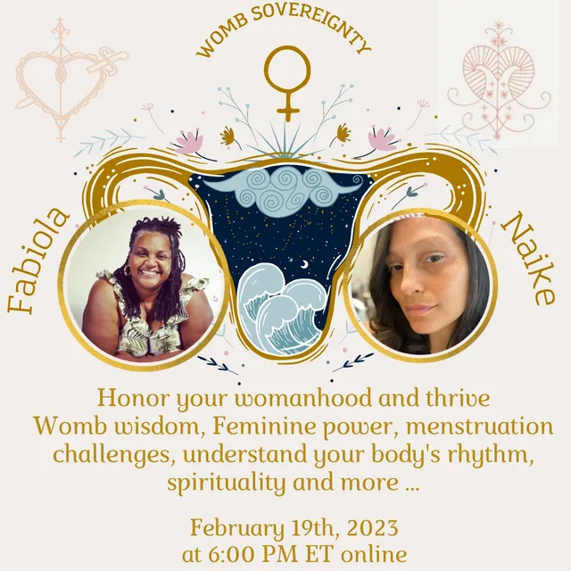 workshop is about reclaiming your power on your femininity